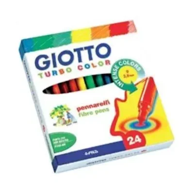 Μαρκαδόροι Giotto jumbo turbo maxi 24 χρωμάτων - kalachani.gr
