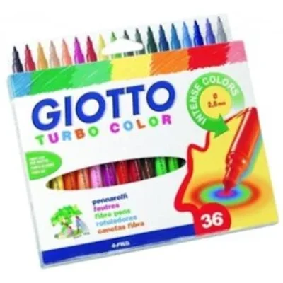 Μαρκαδόροι Giotto ψιλοί color 36 χρωμάτων - kalachani.gr