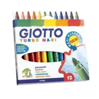 Μαρκαδόροι Giotto jumbo turbo maxi 12 χρωμάτων - kalachani.gr