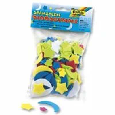 Αφρώδες σχέδια φεγγάρια - αστέρια 200 τεμαχίων - kalachani.gr