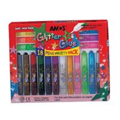 Χρυσόκολλες amos σετ 18 χρωμάτων - kalachani.gr