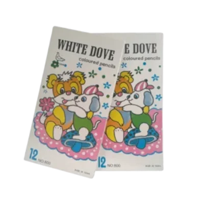 Ξυλομπογιές 12αρι Μεγάλο White Dove - kalachani.gr