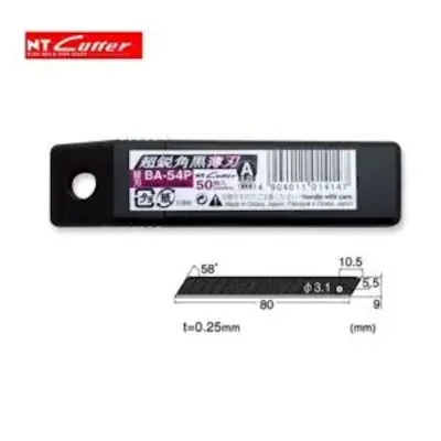 Λεπίδες NT-CUTTER BA54P Japan 9mm Extra Sharp - kalachani.gr