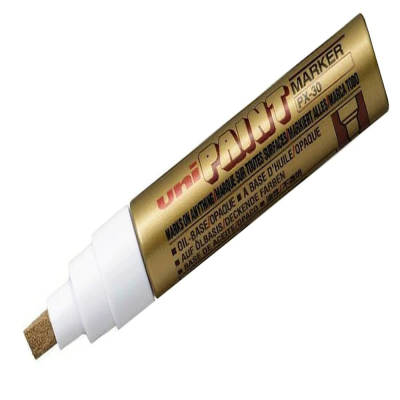 Μαρκαδόρος χρυσός Uni px 30 - kalachani.gr