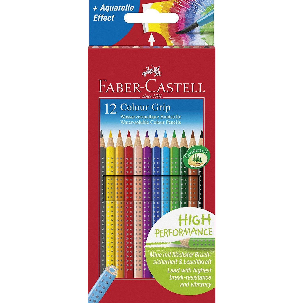 Ξυλομπογίες Faber Castell 12 χρωμάτων - kalachani.gr