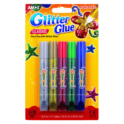 Χρυσόκολλες Amos 10,5ml μπλιστερ 5 χρωμάτων - kalachani.gr