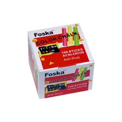 Χρωματιστές κιμωλίες Foska - kalachani.gr